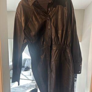 Black Leather Dress